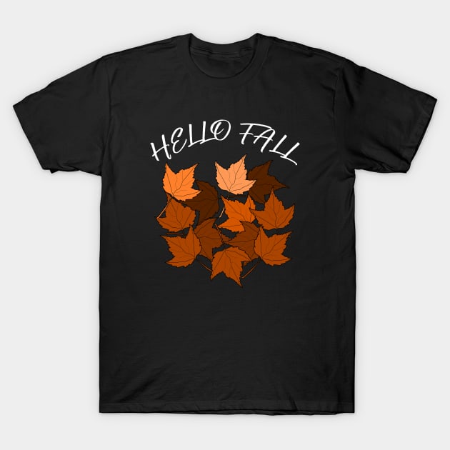 Hello fall T-Shirt by halazidan